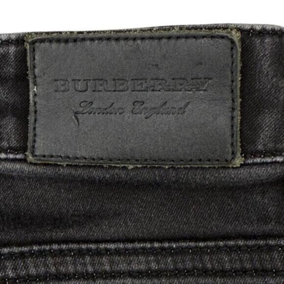 Burberry Brit Westbourne Skinny Jean In Black Size 28W - Picture 8 of 8